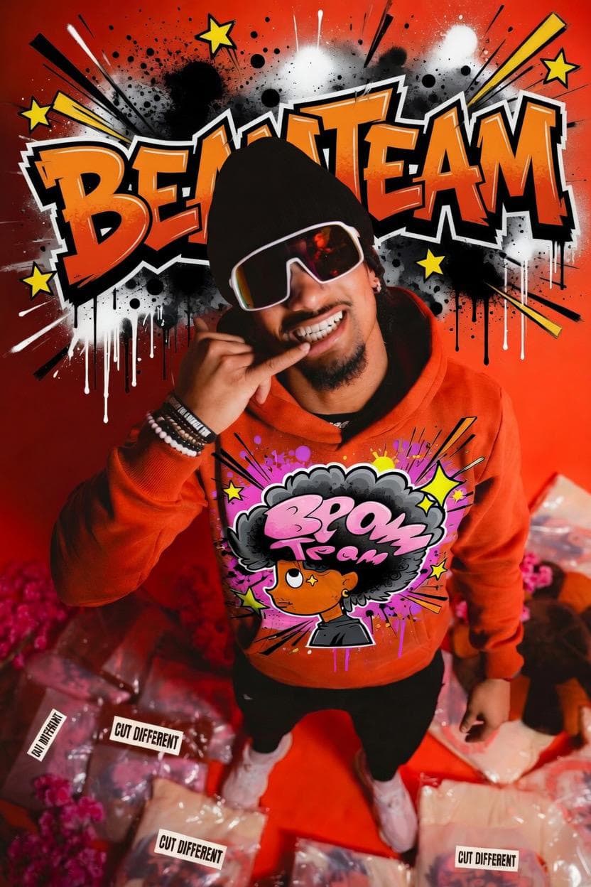 BeamTeam Orange Hoodie