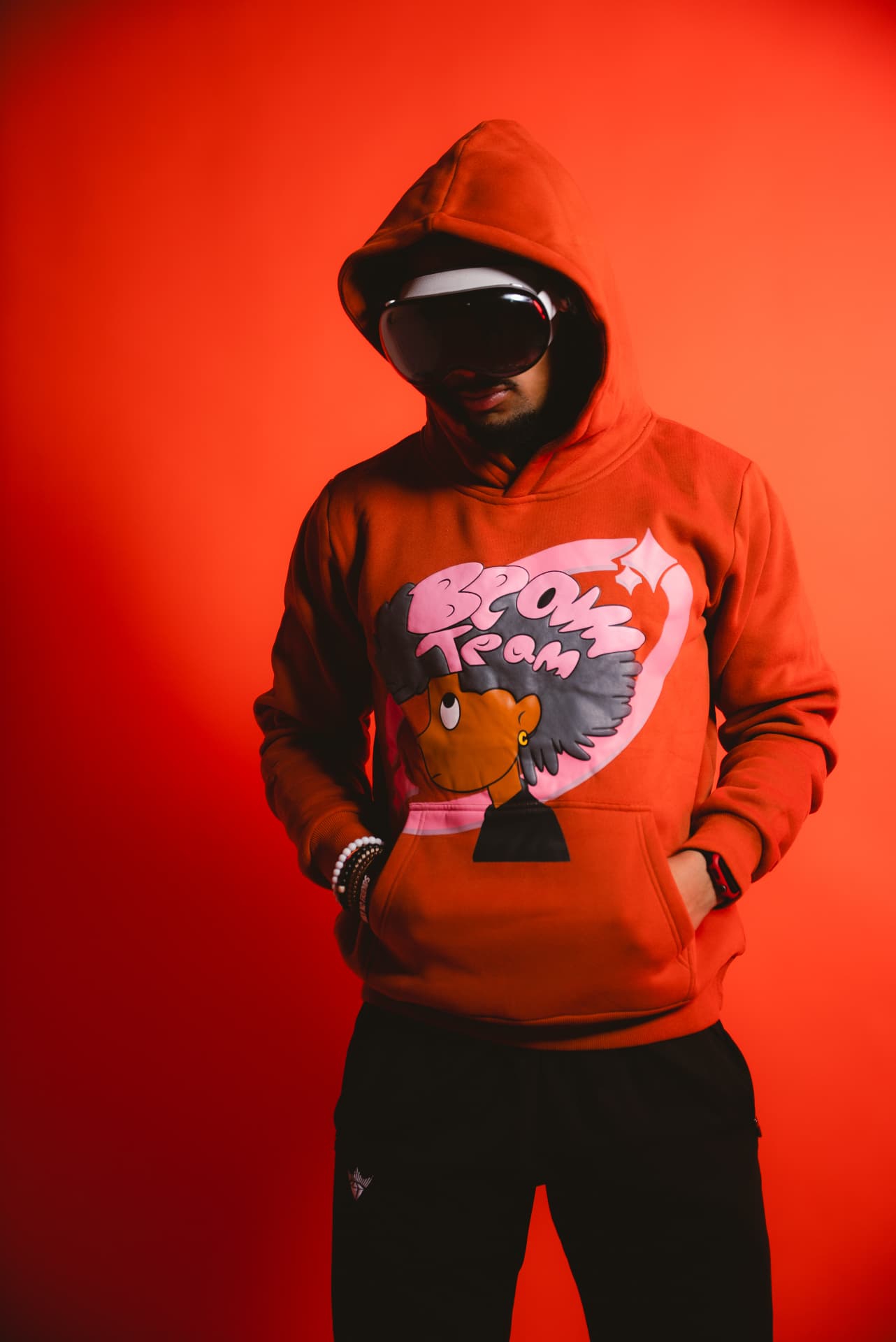 BeamTeam hoodie lifestyle